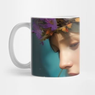 Butterfly Crown Lady Mug